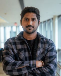 A headshot of a man